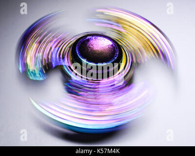 Rotation rotation jouet métallique Banque D'Images