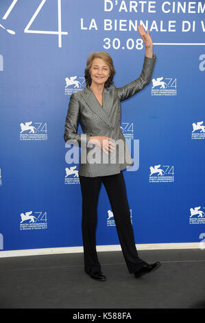 Venise, Italie. 05Th sep 2017. 74e festival du film de Venise, une séance de film 'Hannah' sur la photo : Charlotte Rampling : indépendant Crédit photo agency srl/Alamy live news Banque D'Images