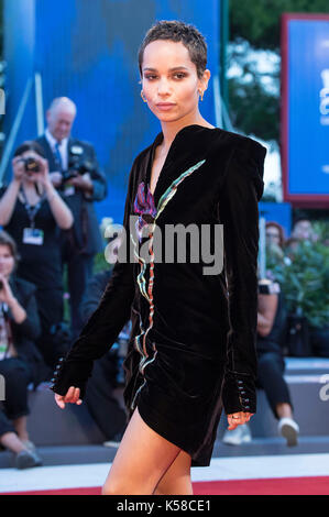 Venise, Italie. 05Th sep 2017. zoe kravitz participant à la 'le fidèle' première mondiale au 74e festival international du film de Venise au Palazzo del cinema le 08 septembre 2017 à Venise, Italie : crédit-geisler fotopress/Alamy live news Banque D'Images