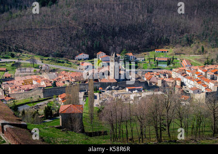 Vue incroyable de Prats de Mollo Banque D'Images