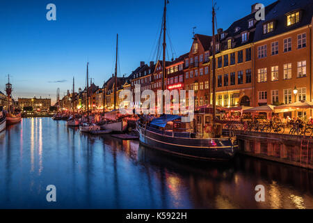 Nyhavn à Copenhague Danemark Banque D'Images