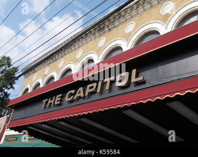 Le Capitol Theatre est un théâtre historique situé dans le village de port Chester, comté de Westchester, New York. Banque D'Images