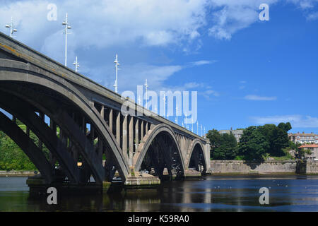 Royal tweed bridge à Berwick upon Tweed Banque D'Images