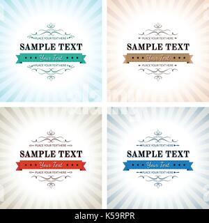 Vector illustration d'un triangle coloré et texturé retro motif de fond. L'exemple de texte et de l'étiquette figurant sur une couche séparée. Illustration de Vecteur