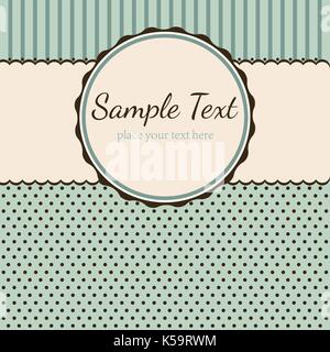 Vector illustration d'un triangle coloré et texturé retro motif de fond. L'exemple de texte et de l'étiquette figurant sur une couche séparée. Illustration de Vecteur