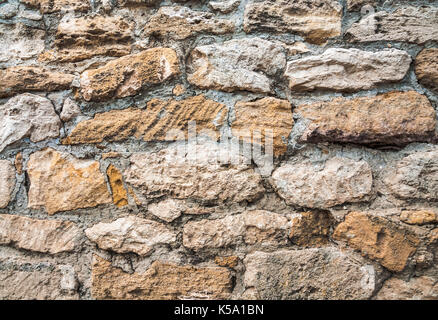 La texture de vieux mur de pierre. vieux textured Banque D'Images