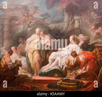 François Boucher : Pan et Syrinx (1759) Banque D'Images