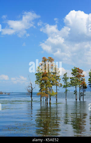 Le lac Erhai dans la province chinoise du Yunnan. Banque D'Images