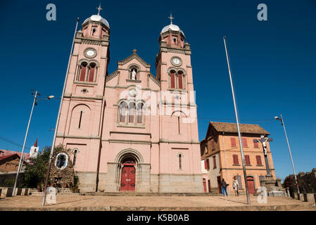 Église, Fianarantsoa, Madagascar Banque D'Images