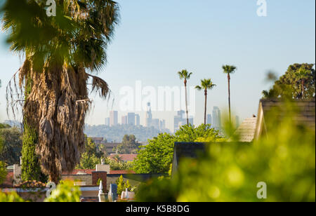 Los Angeles dans la distance Banque D'Images