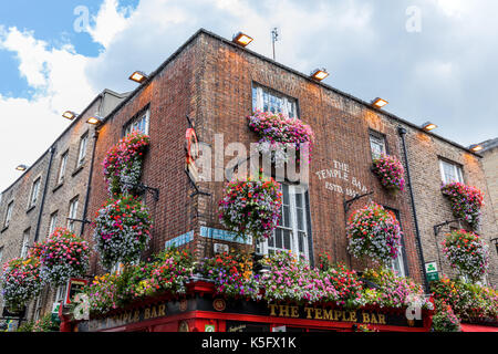 L'streeets de Dublin dans le centre-ville. Banque D'Images