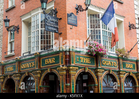 L'streeets de Dublin dans le centre-ville. Banque D'Images