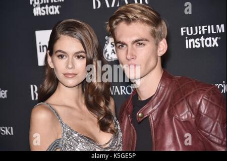 Kaia Gerber, Presley Gerber à l'arrivée pour Harper's Bazaar: Icons Portfolio Launch Party - partie 2, The Plaza Hotel, New York, NY 8 septembre 2017. Photo de: Steven Ferdman/Everett Collection Banque D'Images