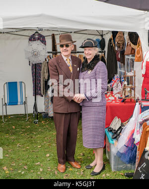 Le village de Stoke Bruerne en guerre,week-end de reconstitution historique de tout le Royaume-Uni profitez d'un week-end de fun vintage. Crédit : Scott Carruthers/Alamy Live News Banque D'Images