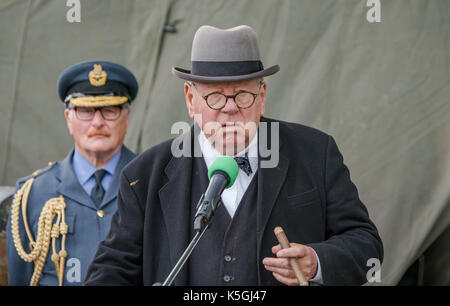 Le village de Stoke Bruerne en guerre,week-end de reconstitution historique de tout le Royaume-Uni profitez d'un week-end de fun vintage. Crédit : Scott Carruthers/Alamy Live News Banque D'Images