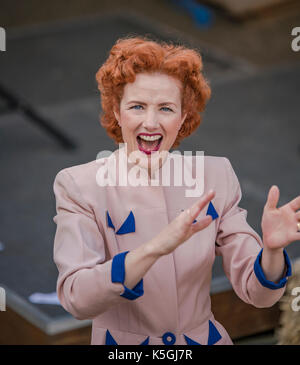 Le village de Stoke Bruerne en guerre,week-end de reconstitution historique de tout le Royaume-Uni profitez d'un week-end de fun vintage. Crédit : Scott Carruthers/Alamy Live News Banque D'Images