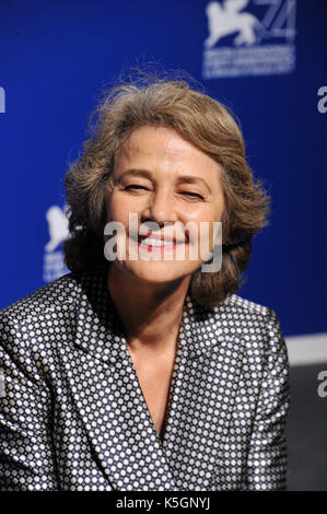Venise, Italie. 9 septembre, 2017. 74e festival du film de Venise 2017 photocall photo gagnants charlote rampling : indépendant Crédit photo agency srl/Alamy live news Banque D'Images