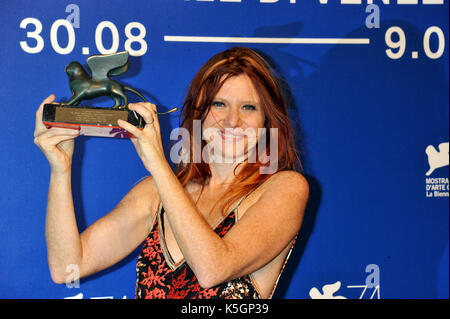 74e festival du film de Venise 2017 photocall photo gagnants susanna nicchiarelli Banque D'Images