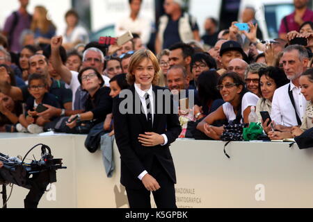 Venise, Italie. 9 septembre 2017. Charlie Plummer assiste à la cérémonie de remise des prix lors du 74e Festival international du film de Venise au Lido de Venise le 9 septembre 2017. Crédit: Andrea Spinelli/Alay Live News Banque D'Images