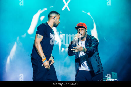 Château de lulworth, dans le Dorset, Royaume-Uni. Sep 9, 2017. Jour 3 - Dizzee Rascal - bestival music festival revient en 2017 à sa nouvelle maison, château de Lulworth. crédit : bailey/Alamy live news Banque D'Images