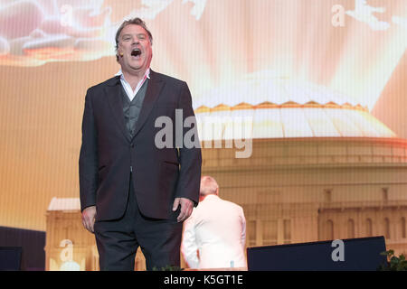 Londres, Angleterre. 9 septembre 2017, sir Bryn Terfel effectue pendant les proms in the park 2017 à Hyde Park le 9 septembre 2017, Londres. Angleterre.© Jason Richardson / alamy live news Banque D'Images