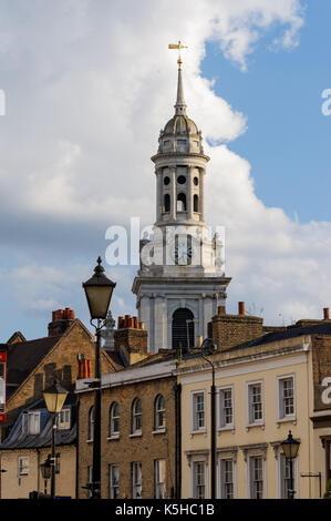 St Alfege church à Greenwich, Londres, Angleterre, Royaume-Uni, UK Banque D'Images