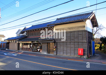 Un magasin traditionnel sur l'autoroute dans meo ome kaido ville western Tokyo Japon Banque D'Images