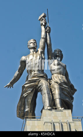 Travailleur et Kolkhozienne, Moscou, Russie Banque D'Images