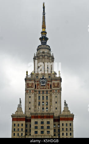 Université d'État Lomonossov de Moscou, Russie Banque D'Images