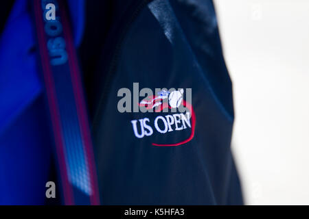 Détails de l'US Open de tennis à New York, USA. En 2017 elle a eu lieu entre le 22 août et le 10 septembre. Banque D'Images