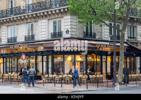 Les deux palais de restaurant sur l'île de la cité, Paris Banque D'Images