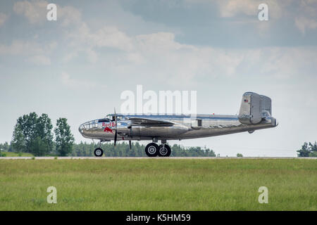 Bombardier nord-américain B-25J 'Pitchell' restauré par les Flying Bulls. Banque D'Images