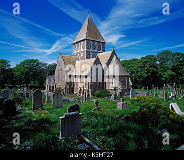 Channel Islands. Alderney. st. l'église Sainte-Anne. Banque D'Images