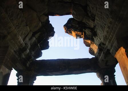 Vue d'angkor wat temple, krong Siem Reap, Cambodge Banque D'Images