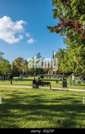 Vondelpark à Amsterdam Banque D'Images