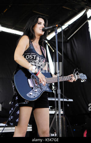 Alana grace effectue 2009 Vans Warped Tour tour final day Home Depot Center Carson. Banque D'Images