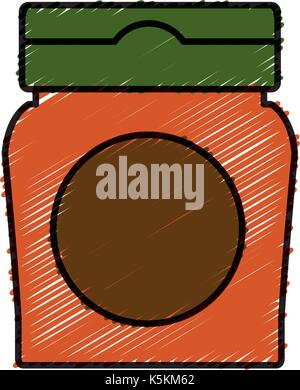 Pot au sol de café Illustration de Vecteur