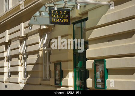 École de danse de renommée mondiale Elmayer, Vienne À Banque D'Images