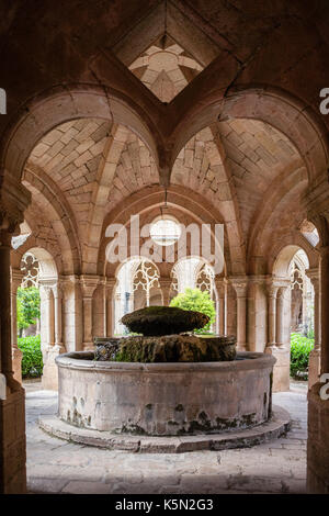 Monastère de Santes Creus en Catalogne Banque D'Images