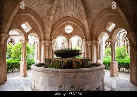 Monastère de Santes Creus en Catalogne Banque D'Images