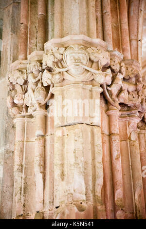 Monastère de Santes Creus en Catalogne Banque D'Images