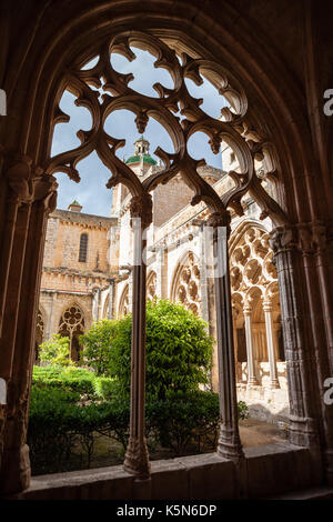 Monastère de Santes Creus en Catalogne Banque D'Images
