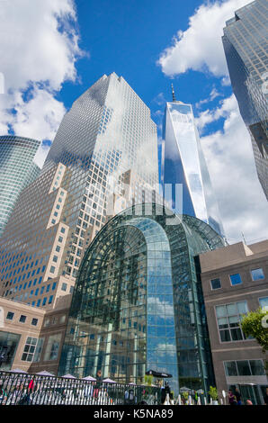 Le World Trade Center à New York Banque D'Images