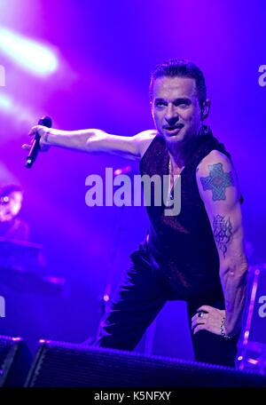 New York, NY, USA. Sep 9, 2017. En présence de dave gahan Depeche mode Tour mondial 2017 spirit, Madison Square Garden, New York, NY Le 9 septembre 2017. crédit : Derek storm/everett collection/Alamy live news Banque D'Images