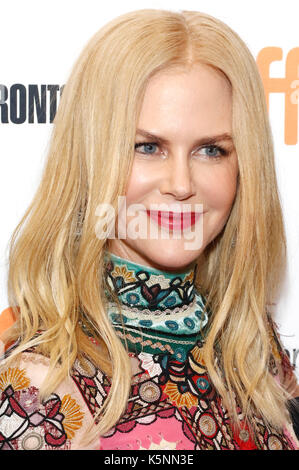Toronto, Canada. 9 septembre, 2017. Nicole Kidman participant à la 'l'assassinat d'un cerf sacré' premiere au cours de la 42e festival international du film de Toronto en septembre 09,2017 sur Elgin Theatre de Toronto, Canada Crédit : geisler-fotopress/Alamy live news Banque D'Images