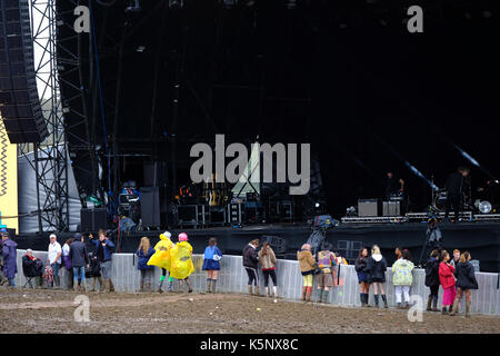 Bestival 2017, 10 septembre 2017, festival Rendez-ers retour après l'arrêt en raison de grands vents crédit : michael palmer/Alamy live news Banque D'Images