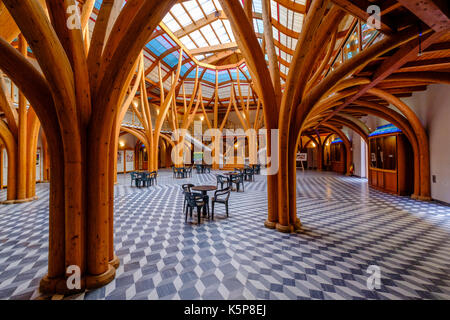 Intérieur d'un restaurant de terme tettuccio, situé dans un magnifique bâtiment ancien dans un parc magnifique Banque D'Images