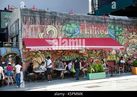Pedros Mexcian Restaurant à Dumbo Domaine de Brooklyn à New York - USA Banque D'Images