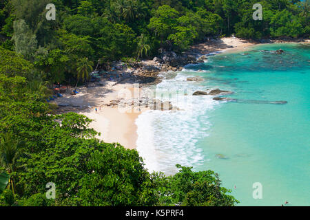 Très belle vue sur laem sing beach à Phuket en Thaïlande Banque D'Images