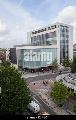 John Lewis store Exeter,à l'angle de Sidwell Street et New North Road Banque D'Images